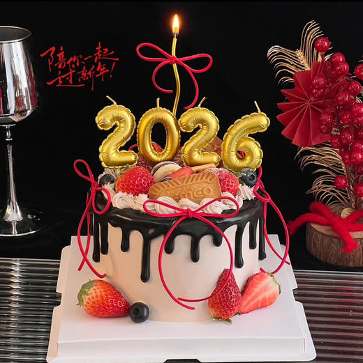 【跨年】新年2026草莓巧克力蛋糕 商品图2
