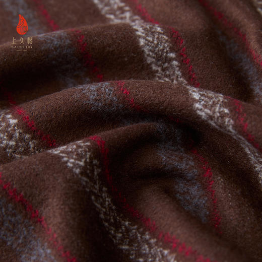 SAINTJOY/上久楷 拉绒围巾  真丝拉绒长巾  WJ3J025210003 商品图13