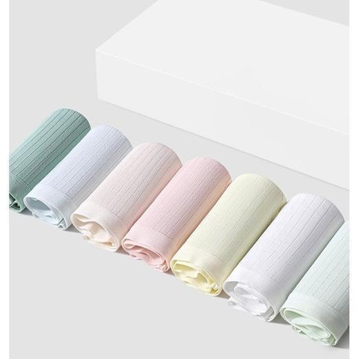 【5条装女士精梳棉内裤】纯色云感棉柔内裤无痕透气、纯色女士三角裤、天然精梳棉亲肤舒适 商品图2