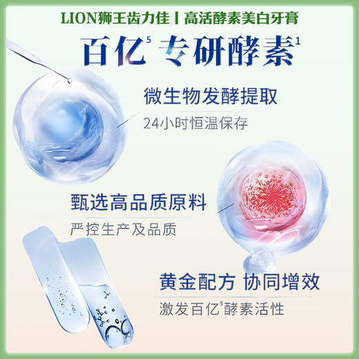 LION狮王齿力佳酵素美白牙膏 鲜果薄荷味 130g 【一般贸易仓发货】 商品图1