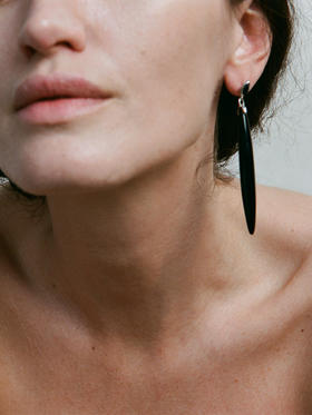 ABOAB｜Fusu Earrings [ 耳环 银黑玛瑙 / 金红石 ]【WITHIN THE HORIZON】