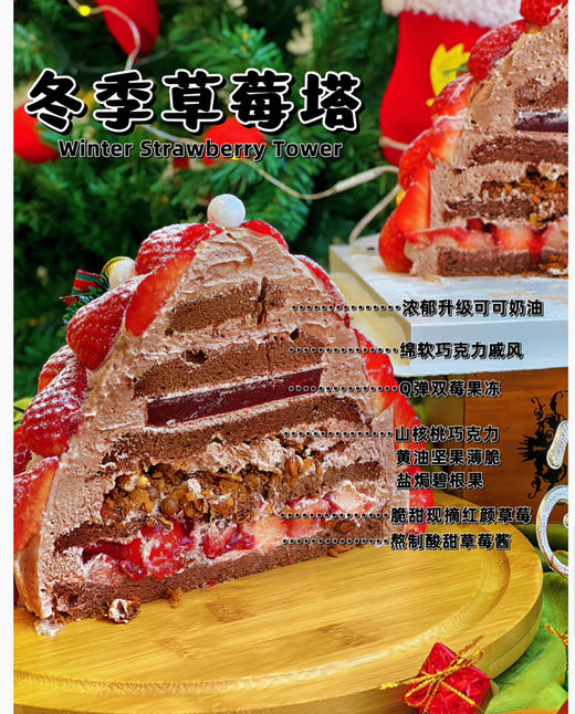 跨年草莓塔 商品图1