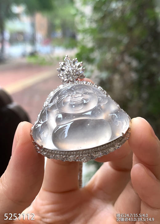 玻璃种佛公吊坠 96999【5251112】 商品图1
