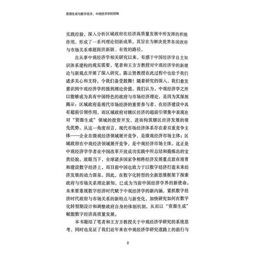 资源生成与数字经济中观经济学的视角 商品图2