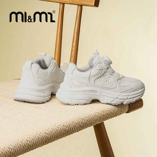 M1M2M乐园皮面小白鞋M550A1071 商品图5
