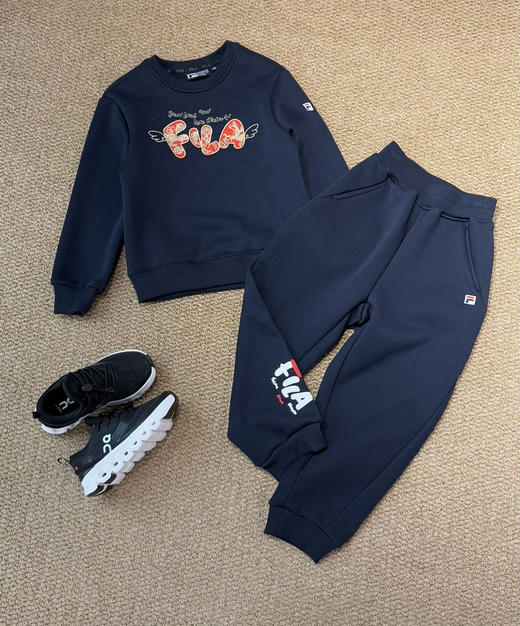 FL 26新年限定款儿童加绒卫衣卫裤112702 商品图4