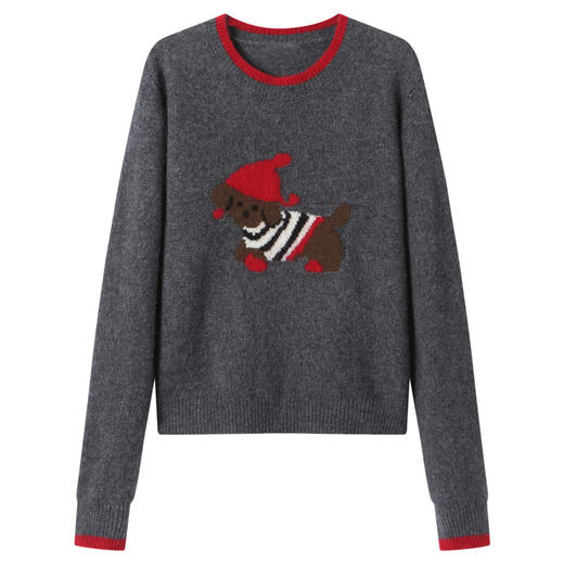 CC 8970圆领卡通刺绣毛衣针织衫羊毛 商品图4