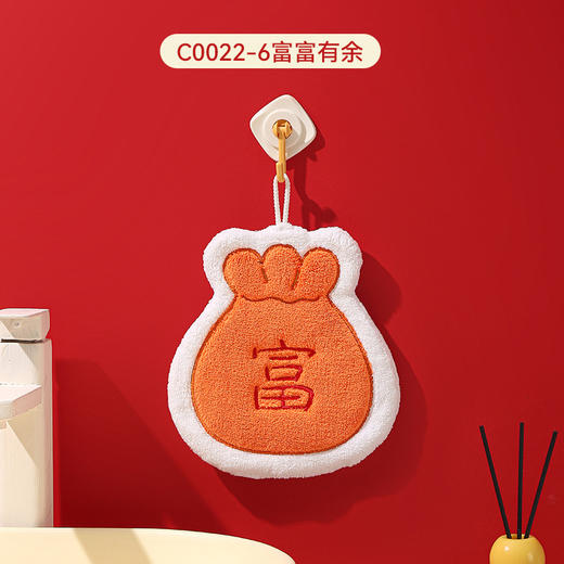 【马年！新款加厚擦手巾】 刺绣文字吸水家用方巾好物 生活用品 儿童珊瑚绒擦手毛巾 商品图10