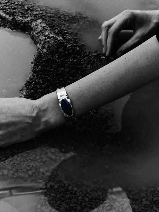 ABOAB｜silver Gaze Bracelet [ 手链 银青金石 ]【WITHIN THE HORIZON】 商品图1