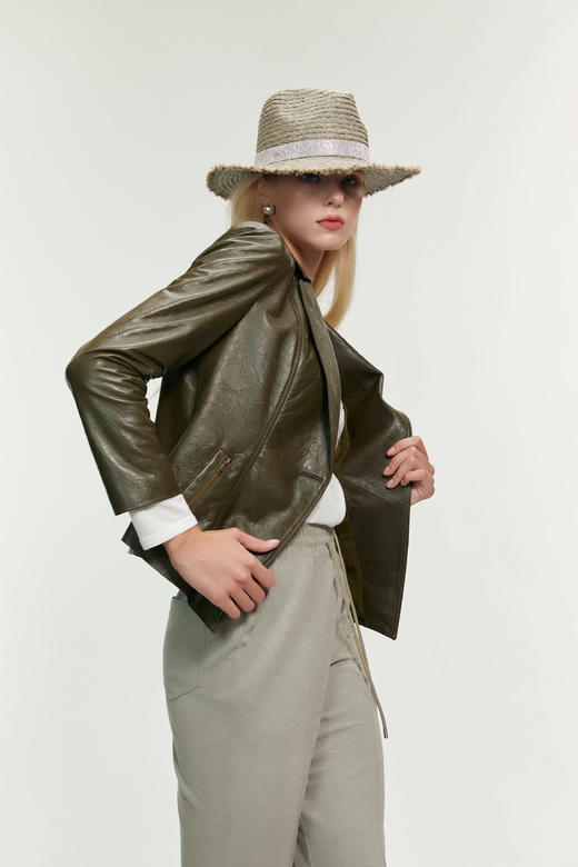 SAFICOO 优雅气质型 绵羊皮小皮衣 商品图1