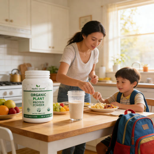 Herb’s Secret 有機植物蛋白质粉 蛋白粉 营养粉900g 香草味 商品图13