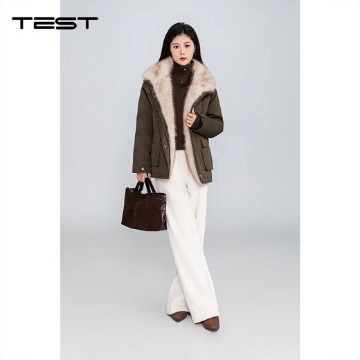 冬上新时尚气质柔软舒适保暖派克服2254200 商品图3