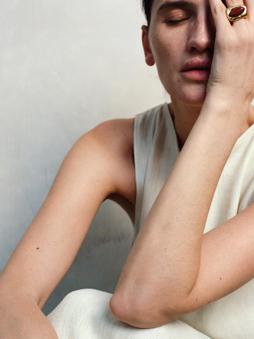 ABOAB｜gold Gaze Ring [ 戒指 金黑玛瑙 / 金红石 ]【WITHIN THE HORIZON】 商品图1