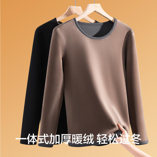 【清仓捡漏】【L-3XL】【有棵树】复合银狐绒男士加绒保暖内衣套装 商品图8
