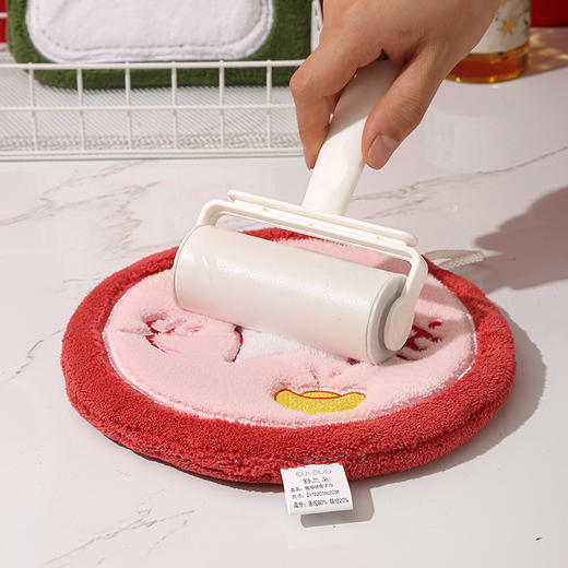 【马年！新款加厚擦手巾】 刺绣文字吸水家用方巾好物 生活用品 儿童珊瑚绒擦手毛巾 商品图2