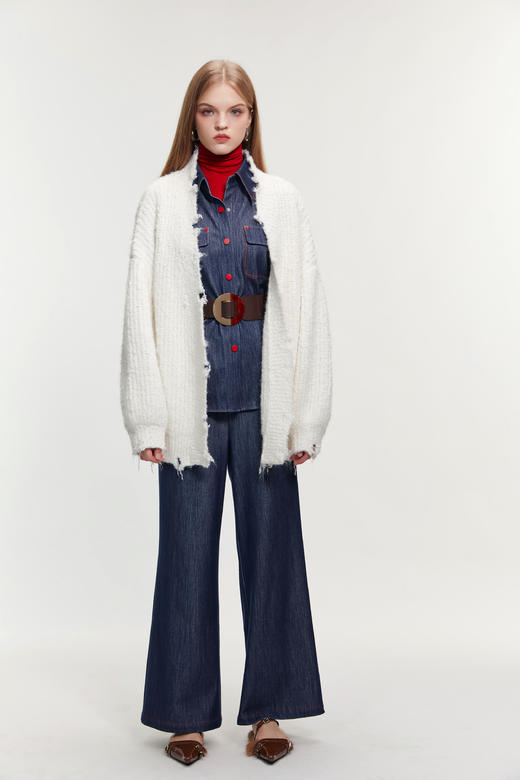 SAFICOO 时尚随性 早春款针织开衫外套 商品图2