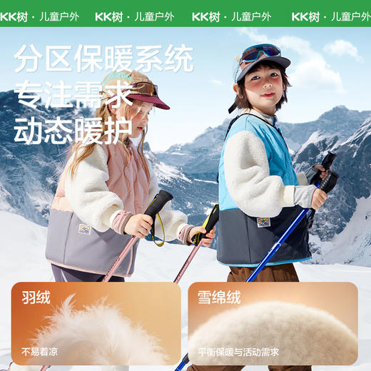 KK树儿童羽绒服男童女孩冬装白鸭绒宝宝冬季防风保暖外套2025新款抱抱熊羽绒服 商品图1