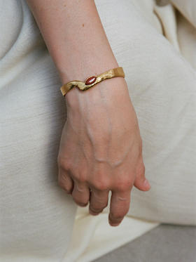 ABOAB｜gold Tilt Marquise Bracelet [ 手链 金黑玛瑙 / 金红石 ]【WITHIN THE HORIZON】