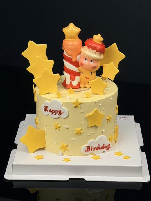 星星人生日蜡烛蛋糕 商品图0