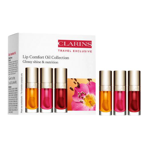 【新品尝鲜】Clarins/娇韵诗植萃盈润果冻护唇油7ml*3支套盒   香港直邮C 商品图12