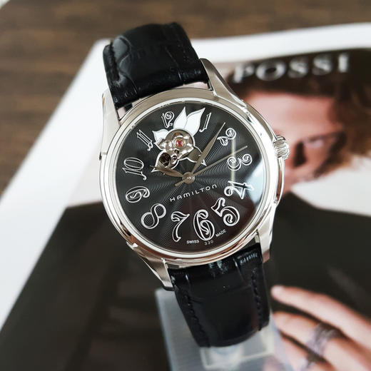 【95新】Hamilton 汉米尔顿H32395733自动机械机芯34MM（女款）爵士系列精钢151225NJS09 商品图3