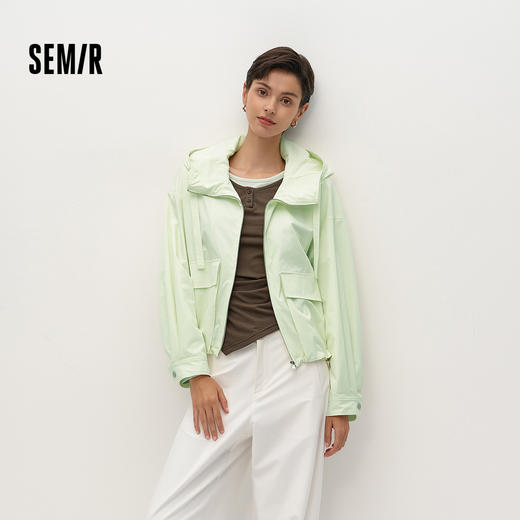 都市护身服|商场同款森马外套女春季oversize防泼水2026新款夹克 商品图1