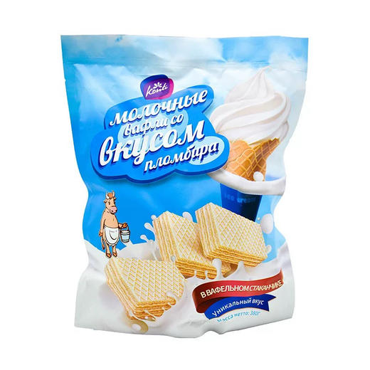 康吉牛奶威化380g 商品图0