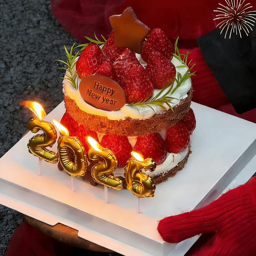 【跨年】新年草莓布丁蛋糕 商品图0