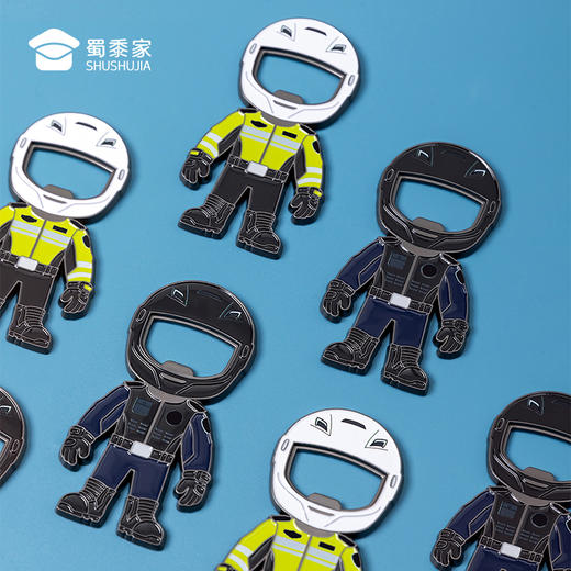 【特J&骑行服开瓶器冰箱贴（付款后3天左右发）】创意便携啤酒开口器 家用开盖起瓶器个性创意日用磁吸贴 商品图9