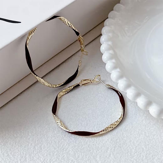 菱形大圈银针耳环-纪念日百货门店同款167595561 商品图2