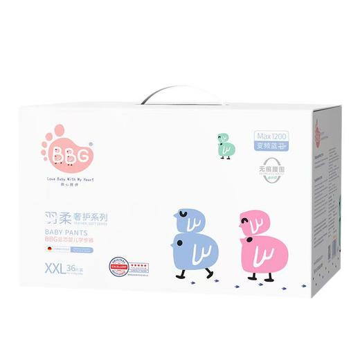 BBG蓝芯婴儿学步裤羽柔奢护系列 XXL码-36片 商品图0