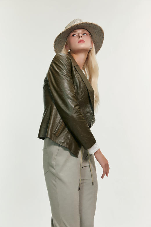 SAFICOO 优雅气质型 绵羊皮小皮衣 商品图4