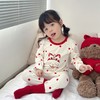 【新年新气象丨吾家红色儿童纯棉内衣套装】整体面料柔软舒适，亲肤透气不闷汗，保暖性也超好，整套红红火火喜气洋洋，印花图案可爱，又趣味满满，男女童都有~ 商品缩略图2