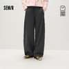 商场同款|森马休闲裤女春季撞色宽松弯刀裤2026新款慵懒百搭长裤 商品缩略图0