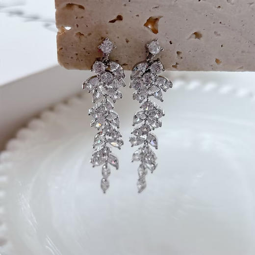 明星同款轻奢水晶流苏气质款耳环-纪念日百货门店同款164699532 商品图1