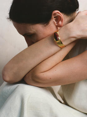 ABOAB｜gold Gaze Bracelet [ 手链 金黑玛瑙 / 金红石 ]【WITHIN THE HORIZON】