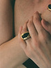 ABOAB｜gold Gaze Ring [ 戒指 金黑玛瑙 / 金红石 ]【WITHIN THE HORIZON】 商品缩略图0