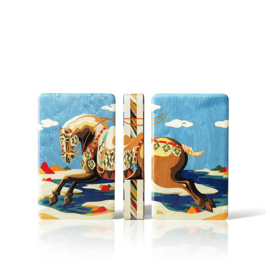 镶嵌“千里马”主题雪茄便携保湿盒 商品图7