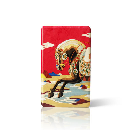 镶嵌“千里马”主题雪茄便携保湿盒 商品图2