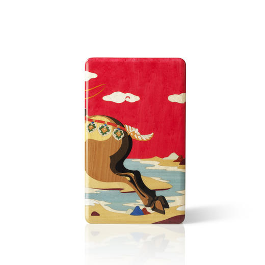 镶嵌“千里马”主题雪茄便携保湿盒 商品图3