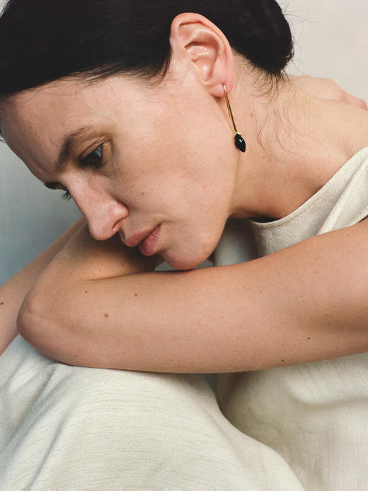 ABOAB｜Dripping Eye Earrings [ 耳环 银青金石 / 金黑玛瑙 ]【WITHIN THE HORIZON】 商品图2