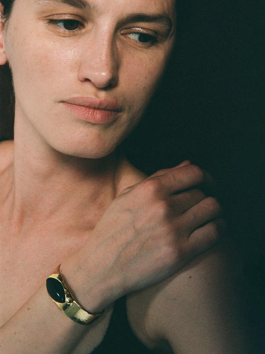 ABOAB｜gold Gaze Bracelet [ 手链 金黑玛瑙 / 金红石 ]【WITHIN THE HORIZON】 商品图1