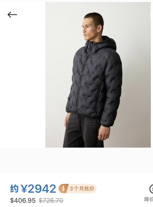 全新正品美单诺帝卡25年新款里外全热熔压胶男士运动户外防水连帽棉服
这个做了相当牛叉的里外全热熔压胶分仓锁棉
尺码S-XL 商品图1