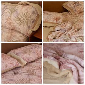 品质特价 冬季四件套230克全消光牛奶绒抗静电 数码印花