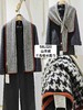 58L020山羊绒千鸟格长巾 商品缩略图0