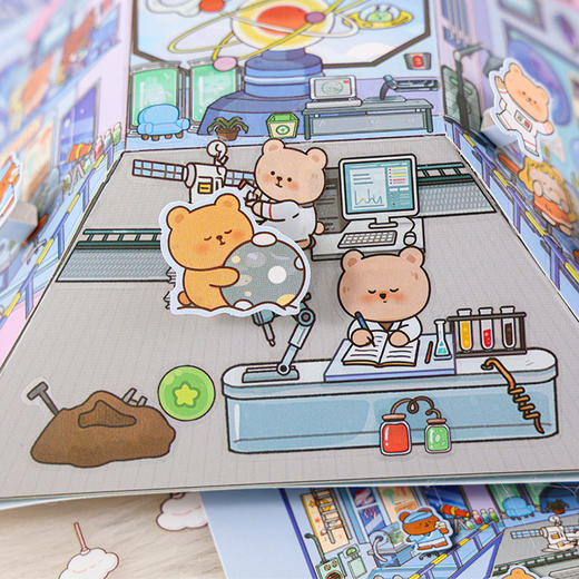 3D立体造景贴纸套装贴纸本-纪念日百货门店同款168893834 商品图2