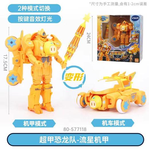 伟易达新品宇宙护卫队超甲恐龙队儿童恐龙机甲变形机器人男孩玩具 商品图2