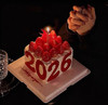 2026新年方形跨年草莓蛋糕（主图六寸 商品缩略图0