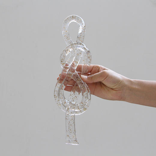 厂家直销现代简约软装书柜创手工彩色绳结条琉璃麻绳酒店样板间摆 商品图1