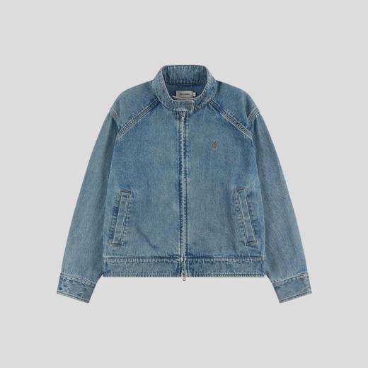 GOODBAI新款刺绣logo个性高领拉链长袖夹克外套女 商品图3